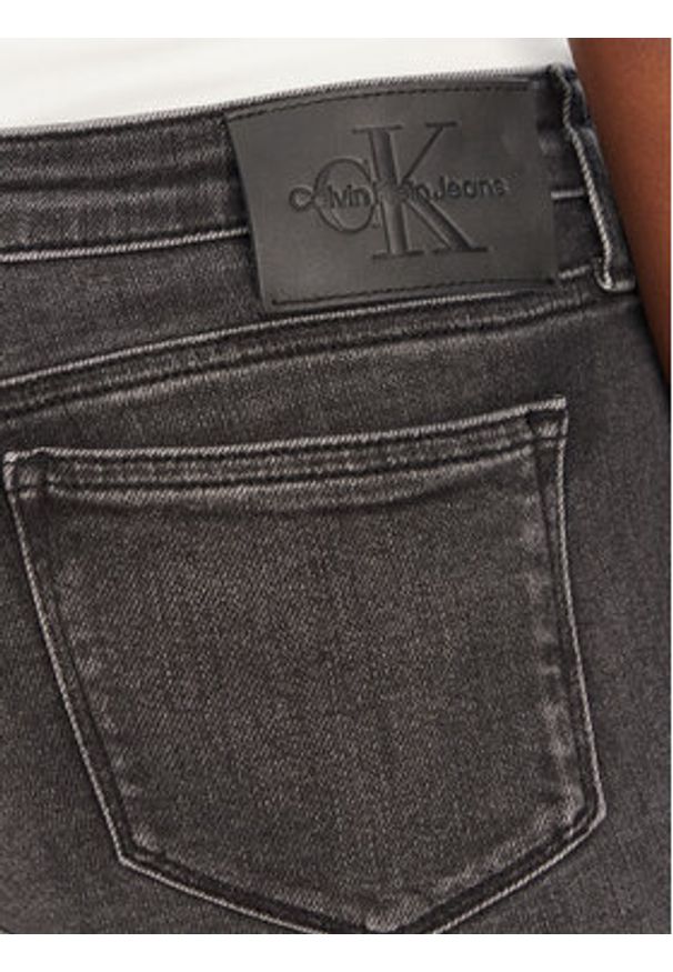 Calvin Klein Jeans Jeansy J20J225114 Czarny Skinny Fit. Kolor: czarny
