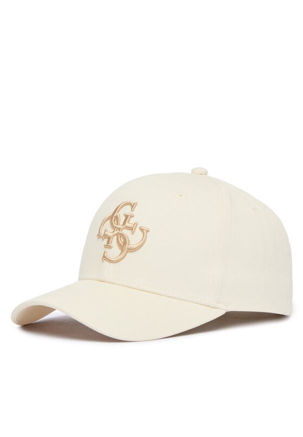 Guess Czapka z daszkiem M5GZ07 WO07T Écru. Materiał: bawełna