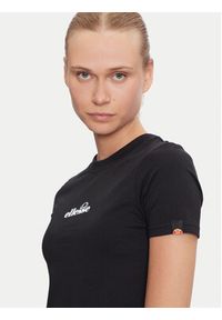 Ellesse T-Shirt SGP16458 Czarny Regular Fit. Kolor: czarny. Materiał: bawełna