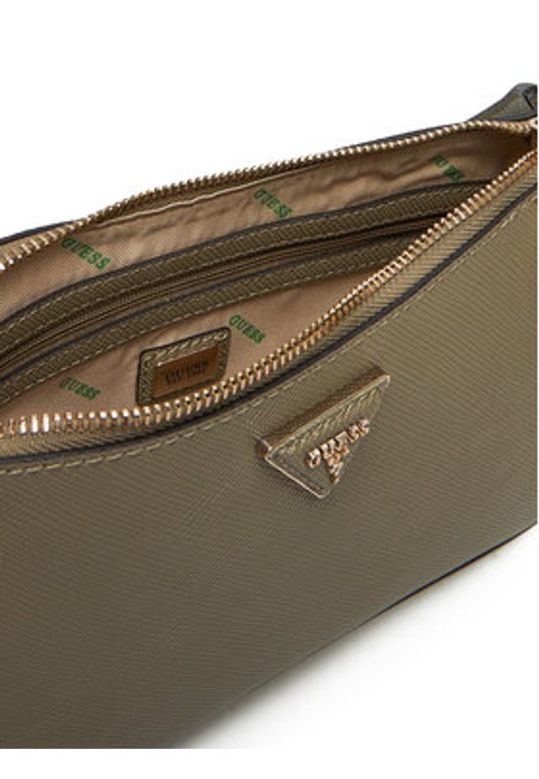 Guess Torebka HWEZG9 52317 Khaki. Kolor: brązowy. Materiał: skórzane