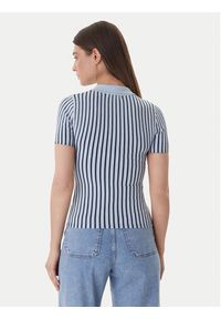 Guess Sweter W6GR09 Z0590 Błękitny Regular Fit. Kolor: niebieski. Materiał: wiskoza #2