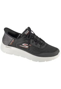 skechers - Buty sportowe Sneakersy męskie, Slip-Ins: GO WALK Flex - New World. Kolor: czarny. Sport: turystyka piesza