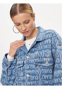 Tommy Jeans Kurtka jeansowa Daisy DW0DW16061 Niebieski Oversize. Kolor: niebieski. Materiał: bawełna #2