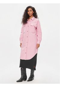 Noisy may - Noisy May Płaszcz przejściowy Jonas 27018922 Różowy Relaxed Fit. Kolor: różowy. Materiał: syntetyk #1