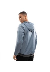 SIROKO - Męska treningowa kurtka wiatrówka Fitness Siroko Evolve. Kolor: niebieski