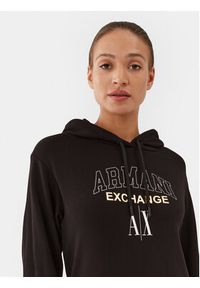 Armani Exchange Sukienka codzienna 6RYA78 YJEBZ 1200 Czarny Regular Fit. Okazja: na co dzień. Kolor: czarny. Materiał: bawełna, syntetyk. Typ sukienki: proste. Styl: casual #5