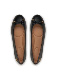 Lauren Ralph Lauren Baleriny 802940603001 Czarny. Kolor: czarny. Materiał: skóra