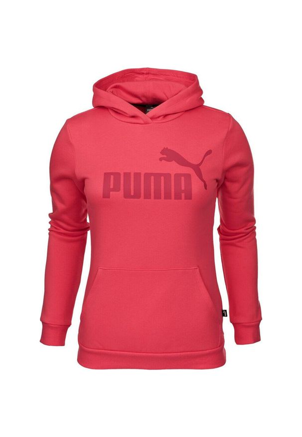 Bluza treningowa dla dzieci Puma ESS Logo Hoodie FL. Kolor: czerwony