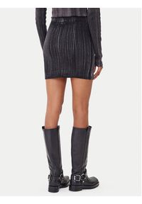 Guess Jeans Spódnica mini W5BD1H KCTT1 Szary Slim Fit. Kolor: szary. Materiał: bawełna #4
