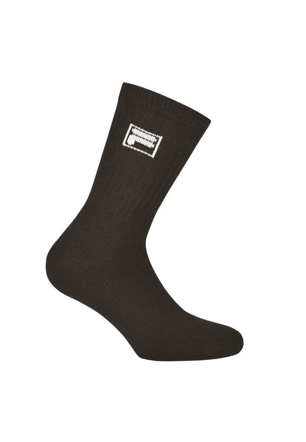 Skarpetki tenisowe unisex Fila Crew 3-pakowe czarne rozmiar 39-42. Kolor: czarny. Materiał: elastan, poliester, bawełna. Sport: tenis