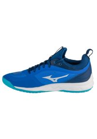 Buty halowe Mizuno Wave Luminous. Kolor: biały, niebieski, wielokolorowy. Model: Mizuno Wave. Sport: siatkówka #2