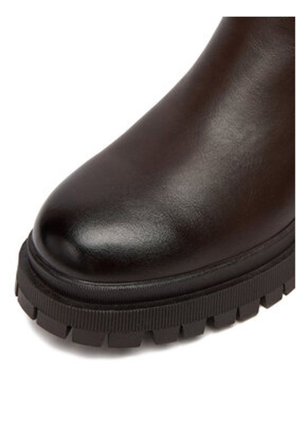 Nine West Sztyblety CEO-BASIMA-01 Brązowy. Kolor: brązowy. Materiał: materiał, syntetyk