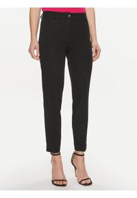 Maryley Spodnie materiałowe 24EB52Z/43NE Czarny Slim Fit. Kolor: czarny. Materiał: syntetyk #1