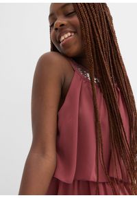 bonprix - Sukienka szyfonowa. Kolor: fioletowy. Materiał: szyfon #2