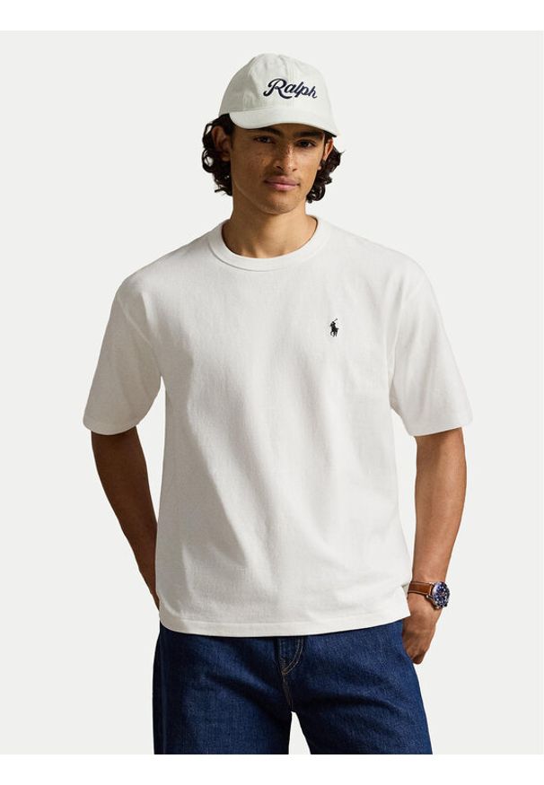 Polo Ralph Lauren T-Shirt 710A12979007 Biały Regular Fit. Typ kołnierza: polo. Kolor: biały. Materiał: bawełna