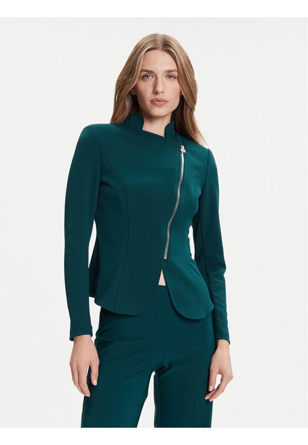 Rinascimento Marynarka CFC0125220003 Zielony Slim Fit. Kolor: zielony. Materiał: syntetyk
