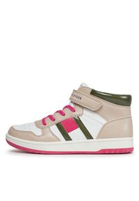 TOMMY HILFIGER - Tommy Hilfiger Sneakersy T3A9-32961-1434Y609 D Beżowy. Kolor: beżowy #2