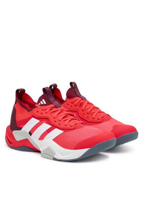 Adidas - adidas Buty na siłownię Rapidmove ADV 2 JI2058 Czerwony. Kolor: czerwony. Materiał: materiał. Sport: fitness