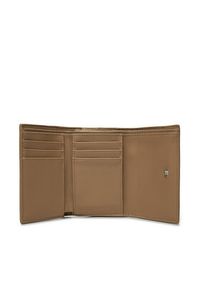 Calvin Klein Mały Portfel Damski Ck Plaque Small Trifold W/Zip K60K612834 Szary. Kolor: szary. Materiał: skóra #4