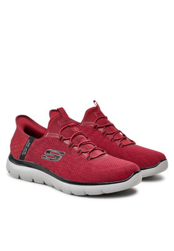 skechers - Skechers Sneakersy Key Pace 232469 Czerwony. Kolor: czerwony. Materiał: materiał