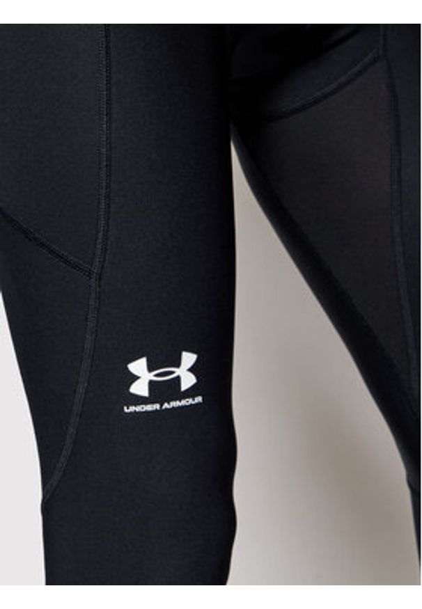 Under Armour Legginsy HeatGear® 1361586 Czarny Slim Fit. Kolor: czarny. Materiał: syntetyk