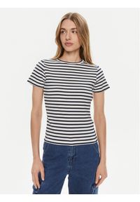 JDY T-Shirt Solar 15314449 Biały Regular Fit. Kolor: biały. Materiał: bawełna