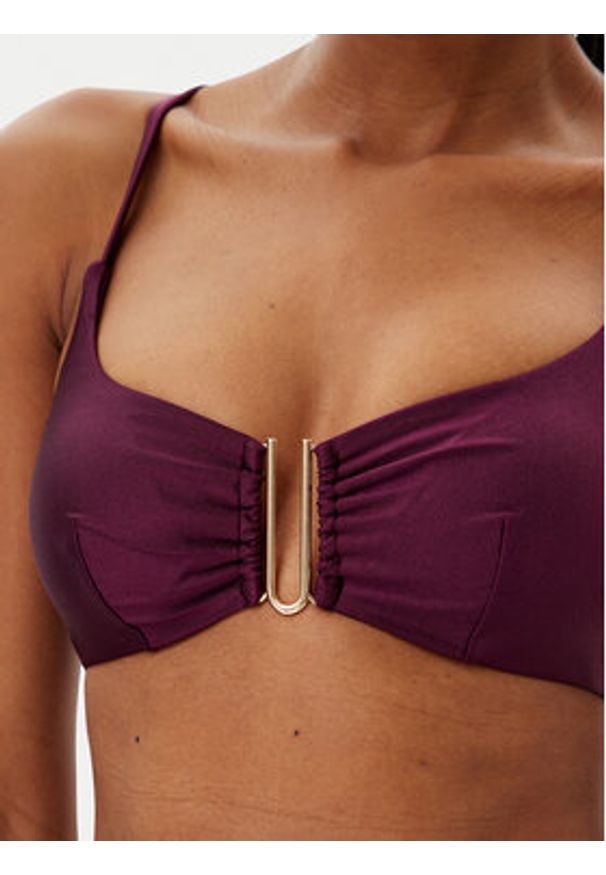 Hunkemöller Góra od bikini Costa 301227 Fioletowy. Kolor: fioletowy. Materiał: syntetyk