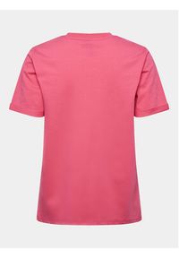 Pieces T-Shirt Ria 17086970 Różowy Regular Fit. Kolor: różowy. Materiał: bawełna #9