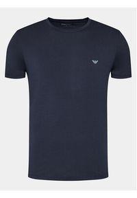 Emporio Armani Underwear Komplet 2 t-shirtów 111267 4R722 70835 Granatowy Regular Fit. Kolor: niebieski. Materiał: bawełna #5