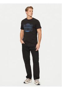 G-Star RAW - G-Star Raw T-Shirt Originals D25443-8415 Czarny Regular Fit. Kolor: czarny. Materiał: bawełna