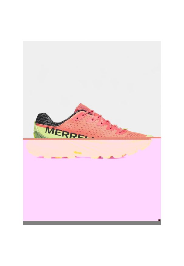 Męskie buty do biegania w terenie Merrell Agility Peak 5. Kolor: zielony, żółty, wielokolorowy, pomarańczowy