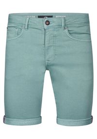 Petrol Industries Szorty jeansowe M-ROS-SHO005 Błękitny Slim Fit. Kolor: niebieski. Materiał: bawełna #6