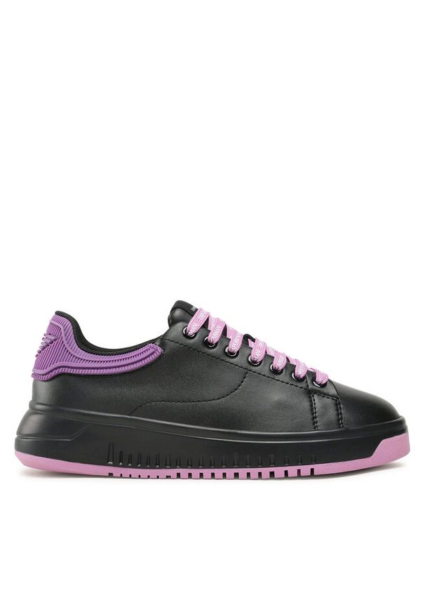 Sneakersy Emporio Armani. Kolor: czarny