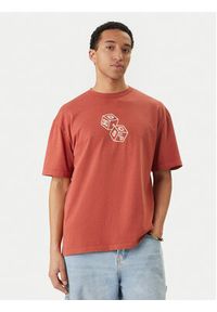 DC Shoes T-Shirt High Rollin EDYZT04367 Pomarańczowy Regular Fit. Kolor: pomarańczowy. Materiał: bawełna #4