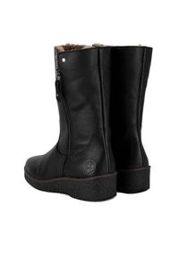 Rieker Kozaki Y4653-00 Czarny. Kolor: czarny. Materiał: skóra #7