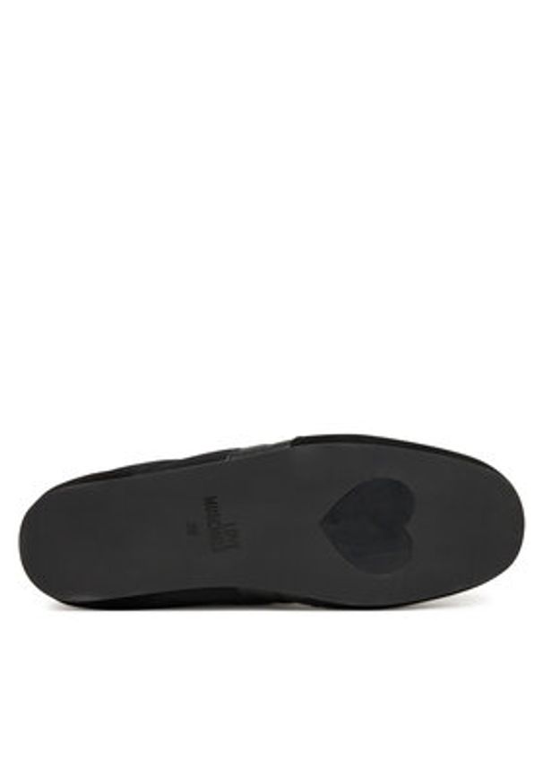 Love Moschino - LOVE MOSCHINO Sneakersy JA10201G1NIMA00A41 Czarny. Kolor: czarny. Materiał: materiał