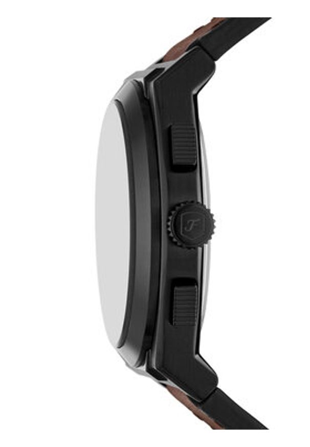 Fossil Zegarek Everett FS6108 Brązowy. Kolor: brązowy
