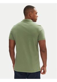 Tommy Jeans Polo DM0DM20676 Zielony Slim Fit. Typ kołnierza: polo. Kolor: zielony. Materiał: bawełna