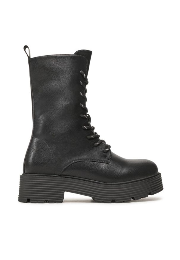 Jenny Fairy Trzewiki WS5902-03 Czarny. Kolor: czarny. Materiał: skóra