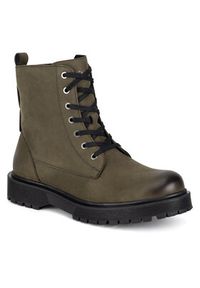 Lasocki Trzewiki WI23-STYX-10 Khaki. Kolor: brązowy. Materiał: nubuk, skóra