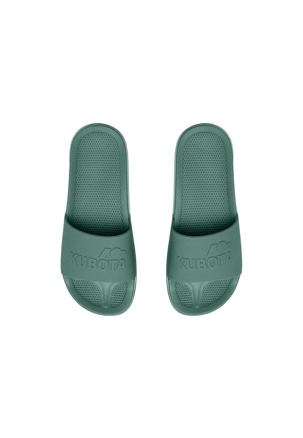 Kubota Klapki Basenowe Basic Plain. Kolor: zielony