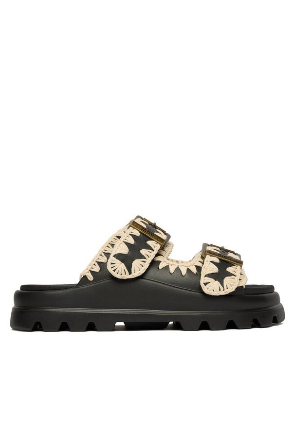 Klapki Mou. Kolor: czarny