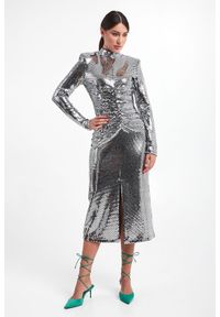 Notes du Nord - Sukienka NOTES DU NORD. Wzór: nadruk, geometria #5