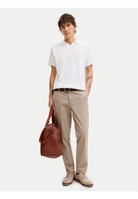 Jack & Jones Chinosy Lie Vance 12292970 Beżowy Regular Fit. Kolor: beżowy. Materiał: bawełna #5
