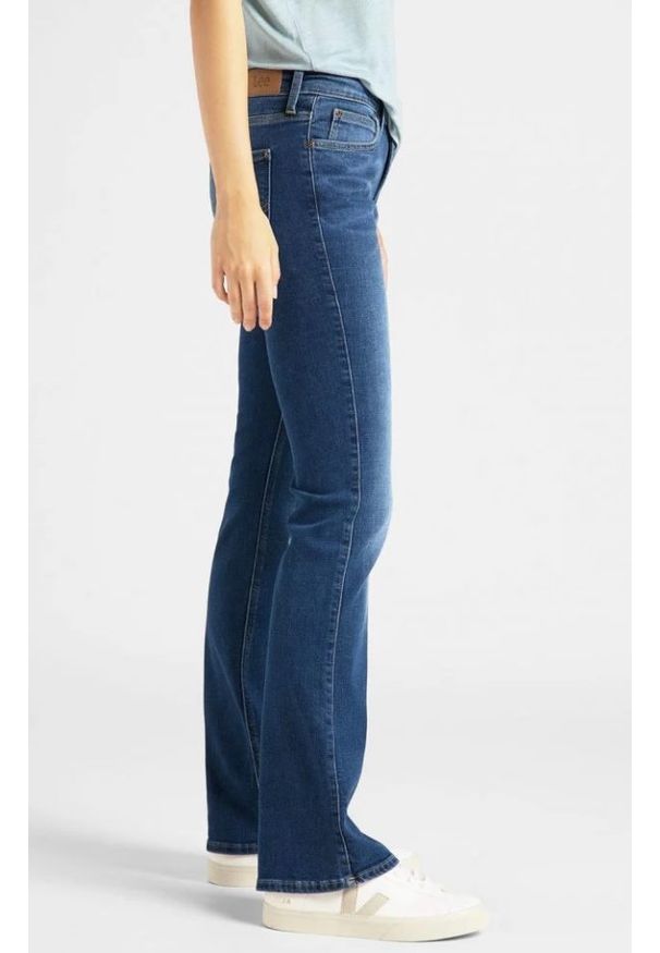 Lee - LEE HOXIE SKINNY BOOT DAMSKIE SPODNIE JEANSOWE DARK LEN L530QDBE 112112196