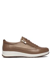 Sneakersy Caprice. Kolor: brązowy #1