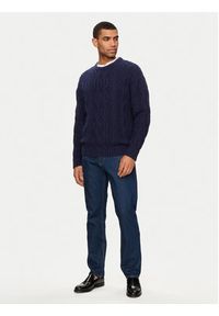 GAP - Gap Sweter 787133-00 Granatowy Relaxed Fit. Kolor: niebieski. Materiał: bawełna #4
