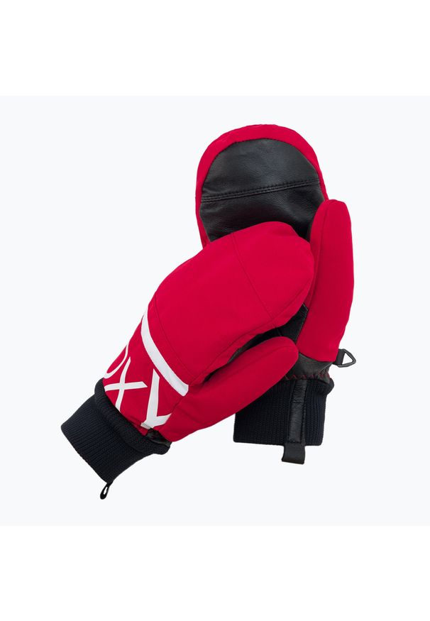 Roxy - Rękawice snowboardowe damskie ROXY Chloe Kim. Kolor: czerwony. Sezon: zima. Sport: snowboard