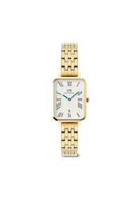 Daniel Wellington Zegarek Quadro DW00100861 Złoty. Kolor: złoty