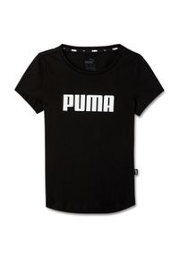 T-shirt z krótkim rękawem dziewczynki Puma ESS. Kolor: czarny. Długość rękawa: krótki rękaw. Długość: krótkie #1